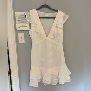 Revolve Privacy Please White Mini Dress